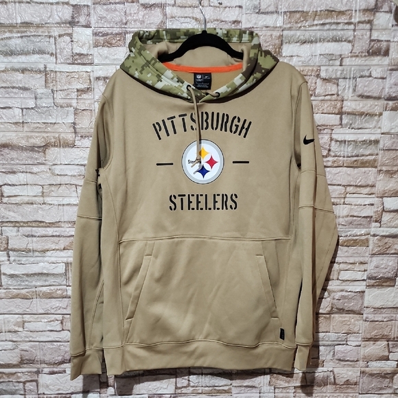 Nike Other - Nike NFL Pittsburg Steelers Tan Hoodie Brand New  No Tag